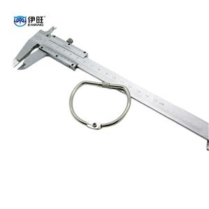 Anillo de almacenamiento de papel al por mayor de 2.5 pulgadas, clip de tornillo con apertura en forma de D plateado - Product Image 2