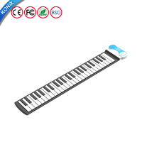 Vente en gros clavier portable Oed Midi pour piano, rouleau USB en silicone flexible à 49 touches, rouleaux de piano pour clavier