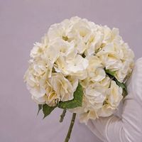 Bunga Hydrangea Silikon Berkualitas Tinggi YILUN dengan Sentuhan Alami untuk Dekorasi Rumah Natal dan Tahun Baru - Indah Berwarna-warni