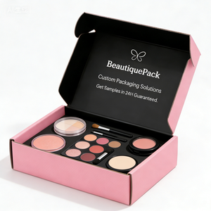 Elegante Caja de Embalaje Cosmético Reciclable Personalizada, Caja de Envío por Suscripción para Maquillaje, Acabado Mate, Logotipo Personalizado del Fabricante - Product Image 2