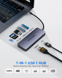 Forida Type C <span class=keywords><strong>Hub</strong></span> a HDML Adaptador <span class=keywords><strong>Hub</strong></span> <span class=keywords><strong>USB</strong></span> C laptop <span class=keywords><strong>HUB</strong></span> para <span class=keywords><strong>MacBook</strong></span> - Product Image 4