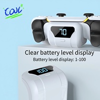 Batterie rechargeable pour manette sans fil PS5, en ABS, avec fonction d'extension de l'autonomie et chargeur externe à clip dorsal pour PS5