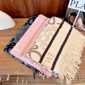 <b>Women</b> Luxury Top Quality Warm Comfortable Cashmere Classic Letter Tassel Shawls Inspired Designer Branded <b>Scarf</b> - Product Image 2