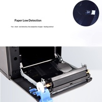 Impresora Térmica de Recibos Han-Ink TP808 de 80 mm con Cortador Automático para Pedidos de Entrega, Supermercados, Tiendas de Té de Burbujas, China