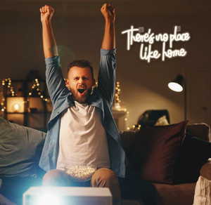 Insegna al Neon '<span class=keywords><strong>Non</strong></span> C'è Luogo Come la Casa' LED Bianco Caldo Alimentata via USB Striscia Luminosa in Acrilico per Parchi a Tema - Product Image 3