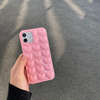 Mode électrolytique amour coeur coque souple concepteur couverture de téléphone portable accessoires coque de téléphone pour Iphone 7 11 13 15 14 Pro Max
