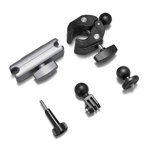 Adaptateur de montage pour vélo et moto en alliage d'aluminium de luxe HONGDAK pour <span class=keywords><strong>GoPro</strong></span> Insta 360 DJI Action Camera Holder Mount - Product Image 1