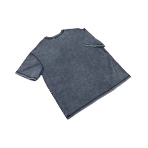 Camisetas personalizadas de alta calidad para hombre, estilo oversize, 100% algodón, informales, con impresión digital y bordado. - Product Image 3