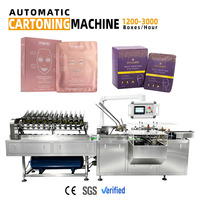 Machine d'emballage automatique pour boîtes à fond pliant, machine de pliage et d'emballage de cartons pour masques faciaux