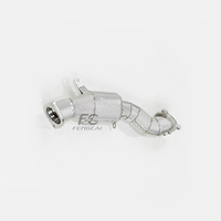 Collecteur d'échappement haute performance SS304 direct usine pour Cadillac ATS ATS-L 2.0T 2014-2019 avec bouclier thermique et ajustement parfait 1:1