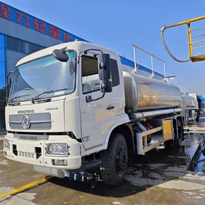 Direto da fábrica Dongfeng 4X2 10000-15000L Gasolina Diesel Oil Tanker Truck 10-12 Ton Reabastecimento Combustível Dispenser Truck para venda