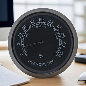 金属アクリル隠し留め金スポット供給プロセスハイグロメータクリスタルクラフクロックヘッド発光時計コア象眼細工直径45cm - Product Image 1