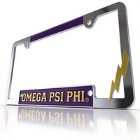 Nouvelle Version Cadre de Plaque d'Immatriculation Robuste en Alliage de Zinc, Type Suspendu, Anti-Rayures, Impression de Logo Couleur Personnalisée, pour Tuning SUV 4x4 Tout-Terrain