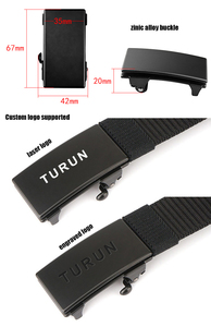 Full Adjustable Men's Nylon Ratchet Web <strong>Belt</strong> 1.25inch Nylon Duty Web <strong>Work</strong> <strong>Belt</strong> with Automatic Slide Buckle for Comfortable Fit - Product Image 2