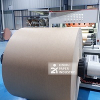 Papier Spécial Économique Imperméable 190 g/m² Enduit PE en Pâte de Bois Vierge pour Emballage en Rouleau, Gobelets, Bols et Seau à Popcorn