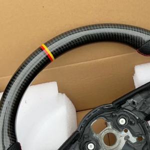 Ajuste para Audi A3 <span class=keywords><strong>A4</strong></span> A5 S3 S4 S5 RS3 RS4 RS5 B8.5 8P 8V B9 C7 A6 A7 RS6 RS7 A8 S6 S7 B8 R8 TT TTRS C8 <span class=keywords><strong>Volante</strong></span> de fibra de carbono - Product Image 5