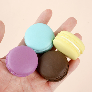 Wholesale Artificial PU Stress Release Slow Rising Custom Macaron Cake <b>Squishy</b> Stress Ball Anxiety Relief Toy - Product Image 2