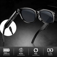 Lunettes Intelligentes M89 AI avec Traduction Instantanée, Verres Photochromiques, Caméra HD, Appel Sans Fil et Assistant Vocal