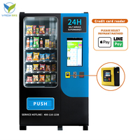 VFresh Nouvelle arrivée en stock Combo machine intelligente pour la gare routière Snack Distributeur automatique