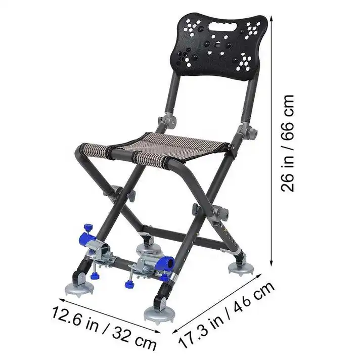 Outdoor Folding Fishing Lounge Chairs With Rod Holder: Versatile