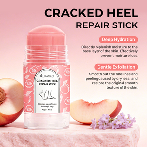 Stick Réparateur Talons Fissurés à l'Extrait de Pêche OEM – Hydratation Profonde, Exfoliant, Baume Hydratant pour Pieds Secs – Soin des Pieds Marque Privée - Product Image 2