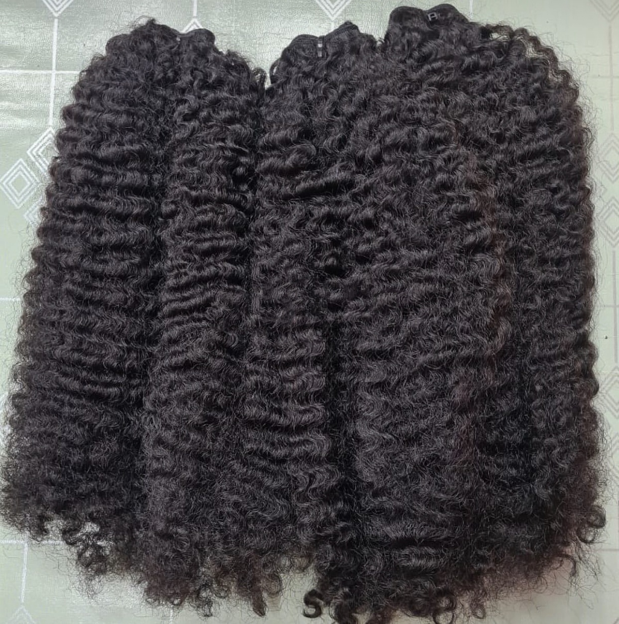 1 paquet de cheveux bouclés crépus birmans