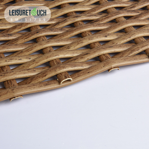 LTR หวายเทียมพลาสติกพีอีสังเคราะห์แบบครึ่งวงกลมสีน้ำตาลเหลือง - Product Image 4