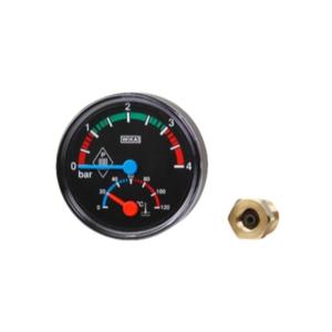 Manomètres différentiels 732.26 à membrane, personnalisables, OEM pour environnements de gaz cryogéniques Wika - Product Image 2
