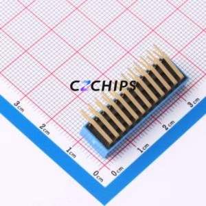 DT-12LT DIP Switch Through hole Component (THT),P=2.54mm Switch Flat Toggle, Raised Type Single Pole Single Throw 12 2.54mm - Product Image 2