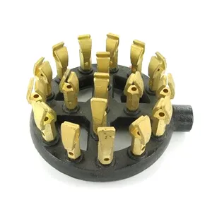 Fast Cast Iron Gas Lpg &Lng 18 Tip Burner Brass Nozzle Portable Gas Stove Burner Gas Burner Kitchen Appliances