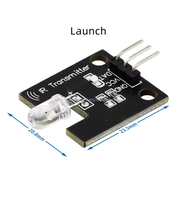 Módulo Transmisor Infrarrojo IR, Módulo Sensor Receptor Infrarrojo Digital de 38khz