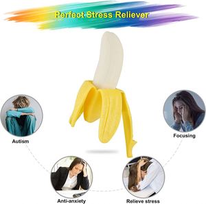 Jouet sensoriel anti-stress en TPR mochi en forme de banane, design personnalisé pour les 14 ans et plus - Product Image 2