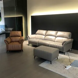 Divano componibile di lusso moderno di alta qualità per mobili da soggiorno set di divani funzionali reclinabili di tipo elettrico