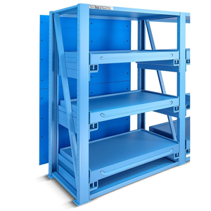 Fami System Ar Rear Wall Shelf 850x1500 Mm Blue Ral5012 <b>For</b> <b>Storage</b> - Product Image 3