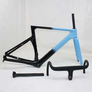 2024全碳纤维公路盘式制动自行车车架700C通轴<span class=keywords><strong>12</strong></span> * 142毫米XXS/XS/S/M/L自行车车架 - Product Image 2