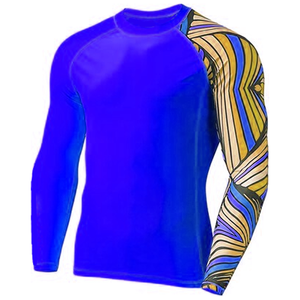 Camiseta Deportiva Sublimada Personalizada para Hombre, Estampado Abstracto, Manga Larga, Ropa Deportiva para Surf, Gimnasio y Entrenamiento - Product Image 5