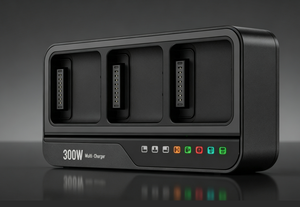 LKTOP Hub de charge intelligent <span class=keywords><strong>3</strong></span> ports 300W PD pour <span class=keywords><strong>Mavic</strong></span> <span class=keywords><strong>3</strong></span> Pro/Classic/<span class=keywords><strong>Cine</strong></span> - Charge ultra-rapide portable pour l'extérieur - Product Image 4