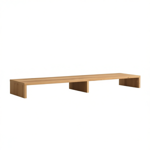 Support d'écran Artisan Oak en bois d'ingénierie, 39,4x10,6x3,9, brun clair - Product Image 1