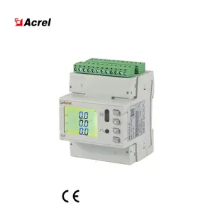 Acrel ADW220 IOT çok devre Din ray güç ölçer üç fazlı kablosuz Lora enerji ölçer LCD opsiyonel RS485