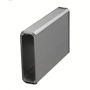 Industrial Aluminum <b>Enclosure</b> Custom Oxidized Anodized Extrusion Electronic Amplifier Power Audio <b>Enclosure</b> Housing IP54 Silver - Product Image 2