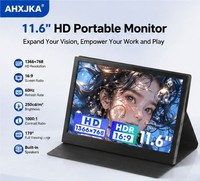 Nuevo Monitor Portátil OEM/ODM TN LCD de 11.6 Pulgadas con Ángulo de Visión Completo HD 60Hz y Altavoces Integrados para Laptop, PS4, PS5, Switch