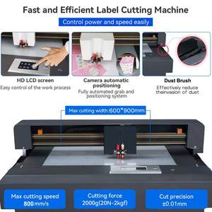 <span class=keywords><strong>Machine</strong></span> de découpe sous vide professionnelle à double tête, <span class=keywords><strong>machine</strong></span> de découpe automatique à plat CNC pour autocollants, carton et papier - Product Image 3