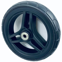 Roue en mousse PU de 7 pouces pour poussette et landau avec système de dégagement rapide