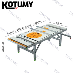 Table de scie élévatrice pliante multifonctionnelle Nouvel établi pour le travail du bois avec roulement - Product Image 2