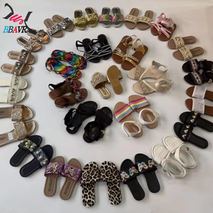 Factory Cheap Girls' Sandals Stylish <b>Summer</b> Style New Fashionable Anti-slip <b>slippers</b> Beach Shoes PU Upper Rubber Outsole Stock - Product Image 1