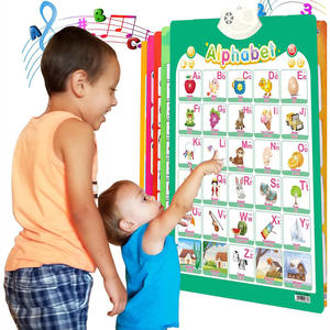 Fábrica al por mayor inteligente cartel alfanumérico para niños Juego de aprendizaje sonido <span class=keywords><strong>hablando</strong></span> gráfico pared inglés - Product Image 2