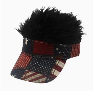 Supplier American Style Baseball Caps for Men Women Personalized Hip Pop Streetwear Hat Fashion Novelty Caps with Faux Hair