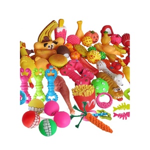 Cats Dogs <b>Squeak</b> Screamed Chicken Plush Cotton Rope PVC TPR <b>Toy</b> Bite-resistant Rubber Ball Molar <b>Pet</b> Vocal <b>Toys</b> - Product Image 6