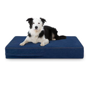 Cama ortopédica de espuma viscoelástica para perros, alivio del dolor para la artritis, cojera, soporte, calmante, cubierta lavable - Product Image 2