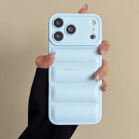 Étui de téléphone antichoc créatif style doudoune pour Samsung Galaxy S26 Ultra S24 S25 avec logo imprimé, coque souple en TPU A56 A36 A26